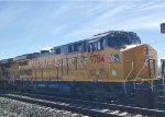 Up Close Shot of UP 9784 As She Doesocal Hostler Duties as The #2 Motor on A 3 Locomotive Consist.